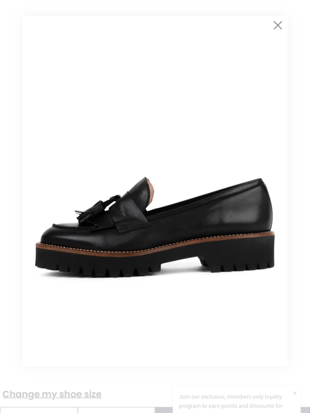 Patricia Green Black Leather Tassel Loafers for Women